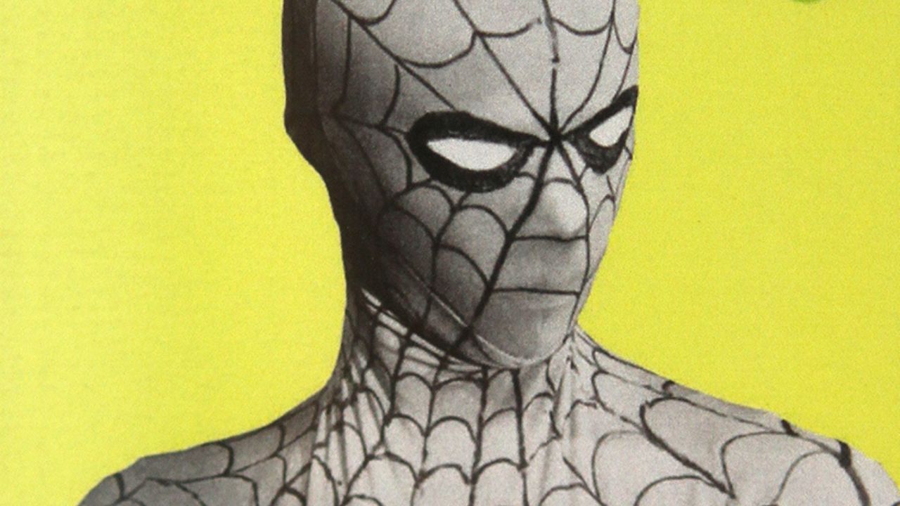 دنی سیگرن در نقش مرد عنکبوتی در Spidey Super Stories.