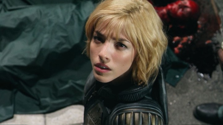 Olivia Thirlby as Judge Cassandra Anderson in Dredd.