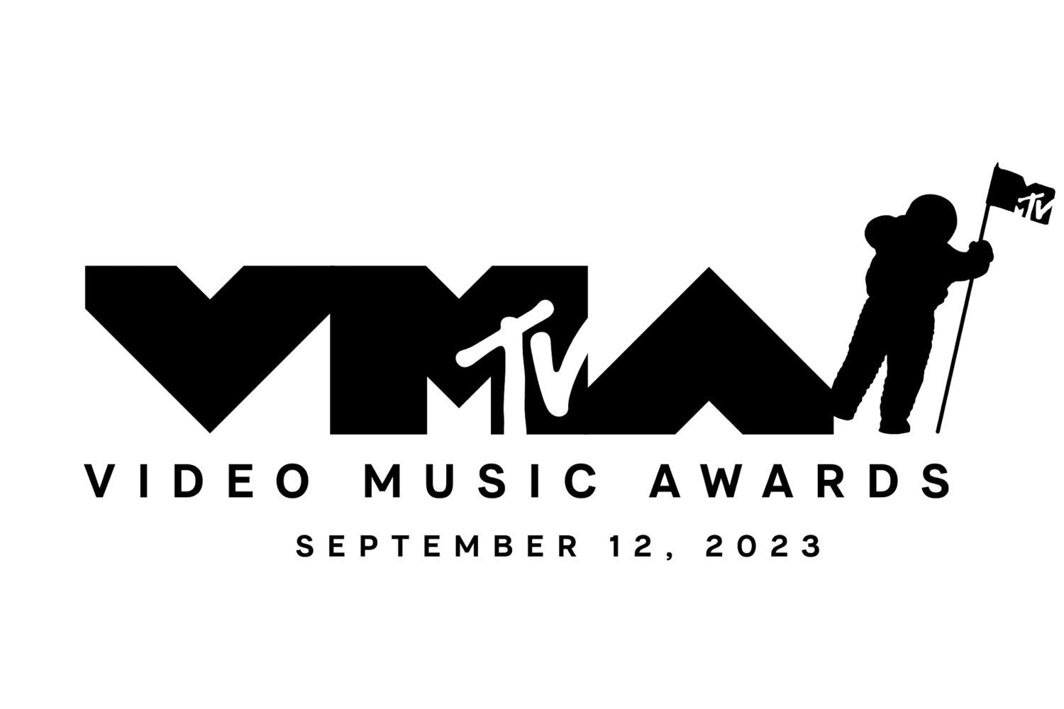 MTV VMAs 2023 logotipo de un hombre luna.