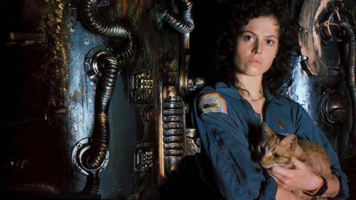 Sigourney Weaver dans le rôle d'Ellen Ripley dans Alien.