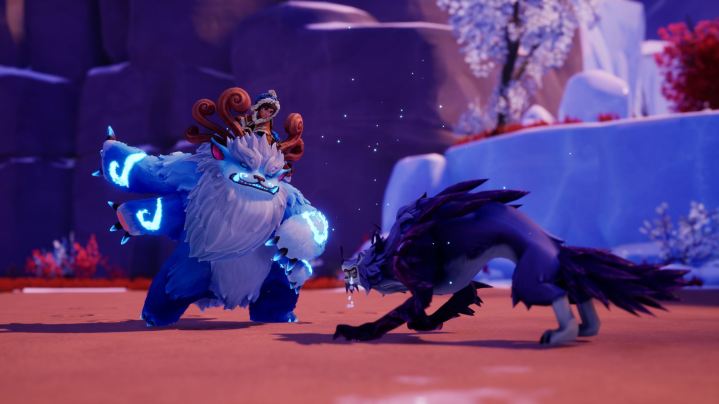 Willump fights an enemy in Song of Nunu: A League of Legends Story