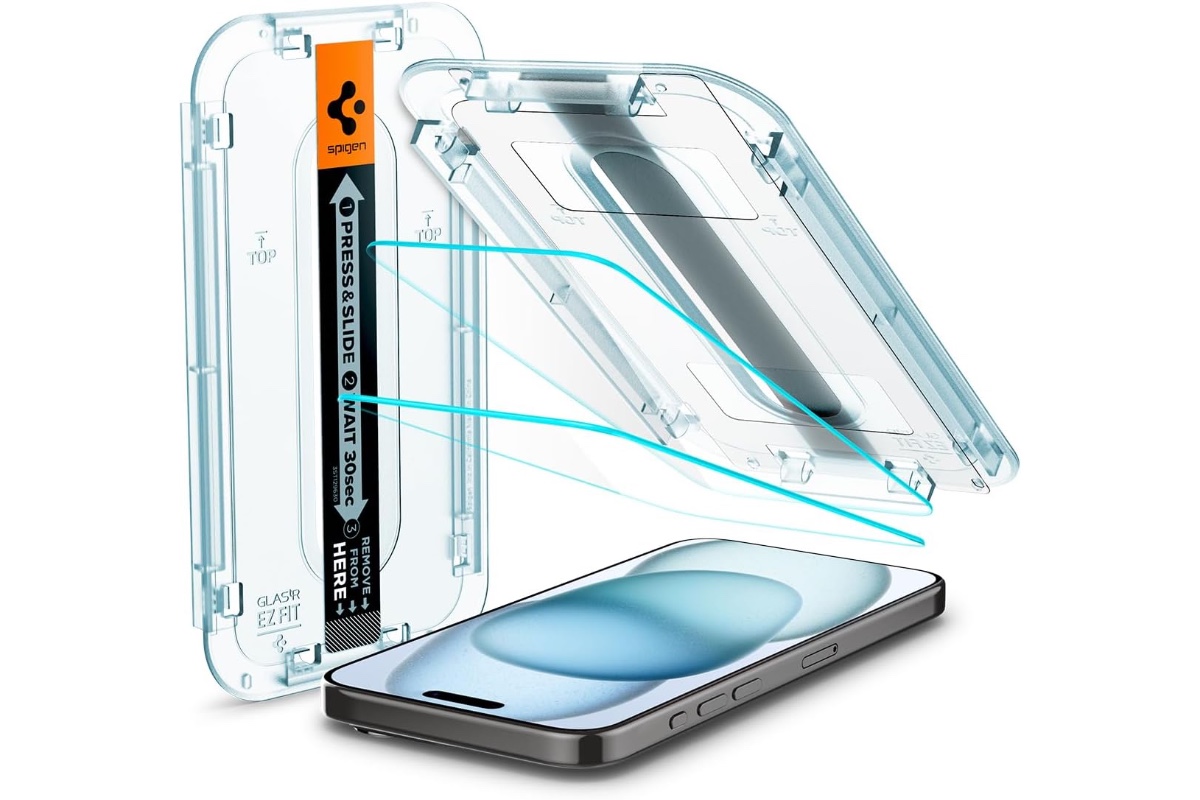 iPhone 15 Pro Screen Protector Snap Fit (2P) - Caseology.com