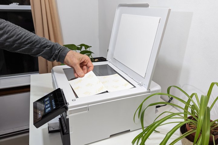 The Epson EcoTank ET-8500's scanner is fast and quiet.