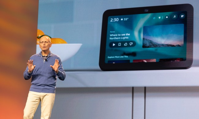 The Amazon Echo Show 8 at the Devices Event 2023.