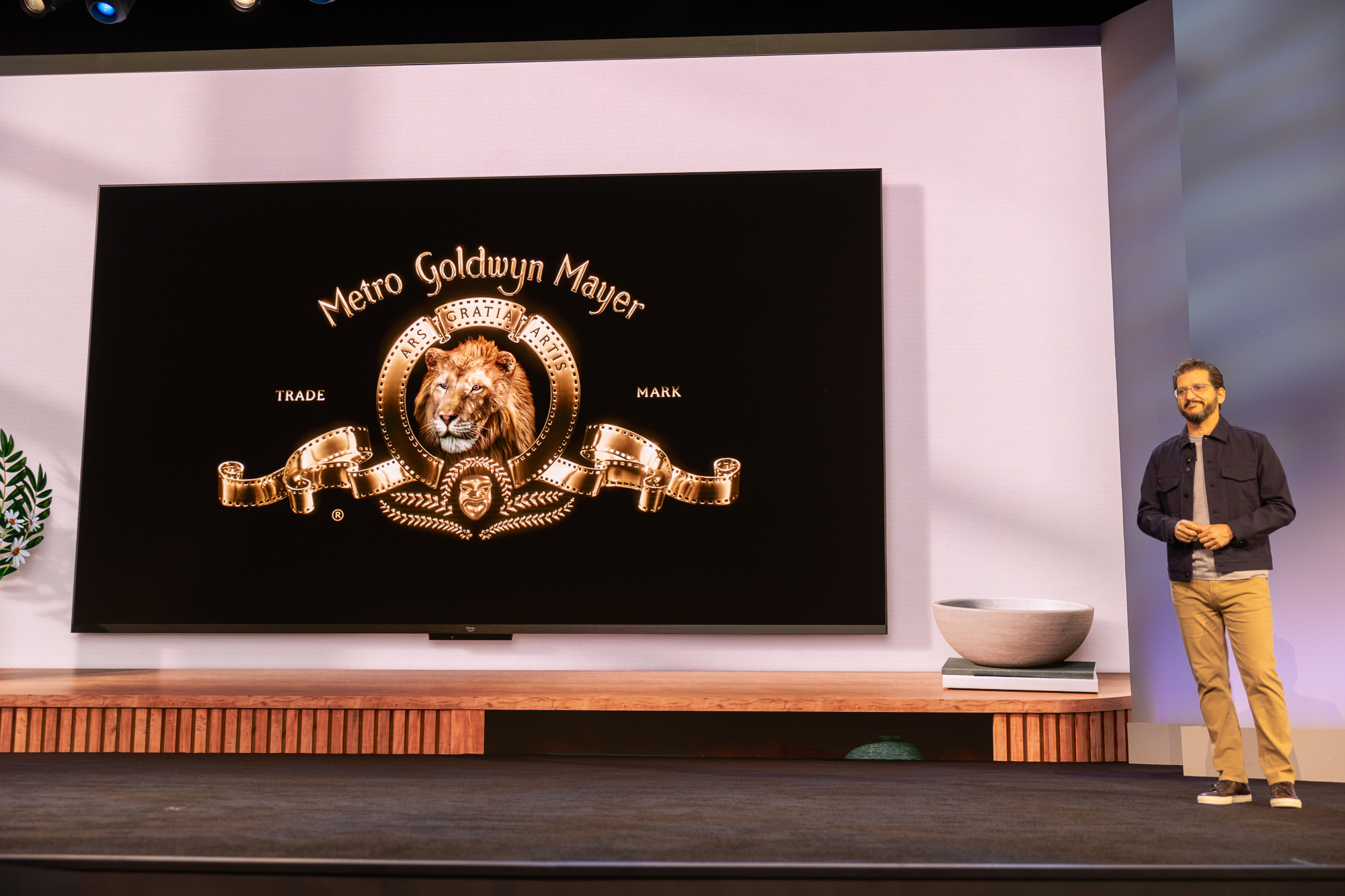Amazon announcing a partnership with MGM.