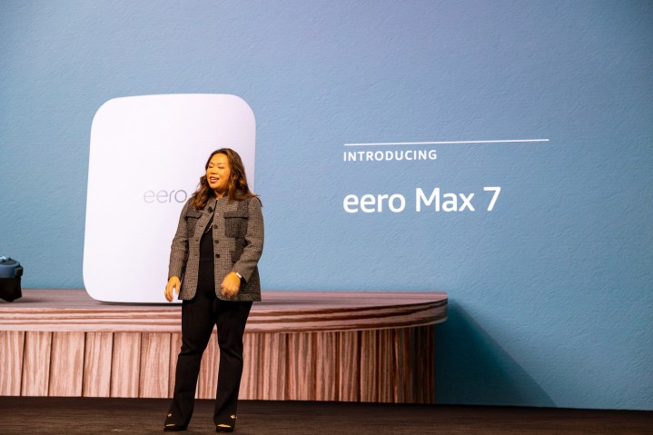 Amazon apresentando o Eero Max 7.