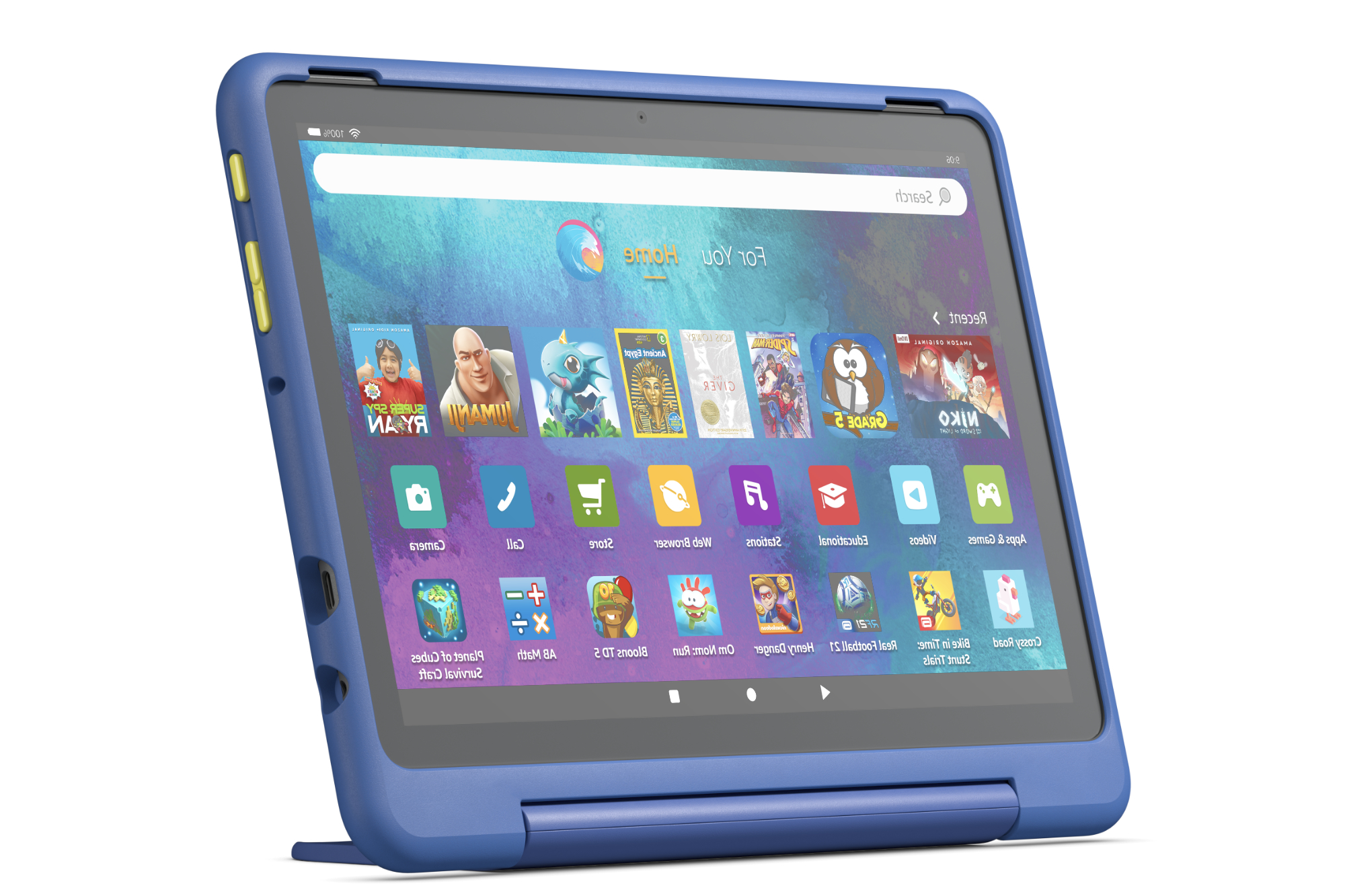 The Amazon Fire HD Kids tablet.