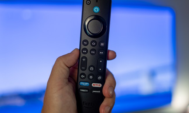 The Alexa Voice Remote Enhanced, included with the 2023 Amazon Fire TV Stick 4K Max.