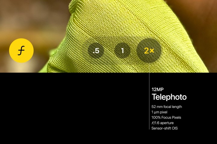 2X telphoto image capture on iPhone 15.