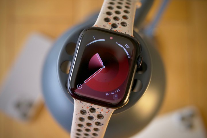 وجه ساعة Palette على Apple Watch Series 9.