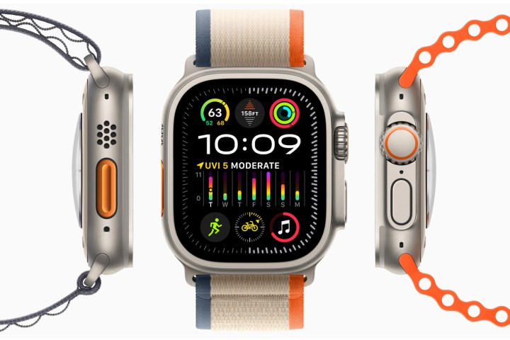 A promotional image of the Apple Watch Ultra 2.