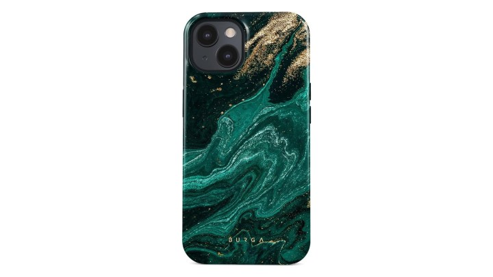 Burga Hybrid iPhone 15 Plus case in Emerald Pool.