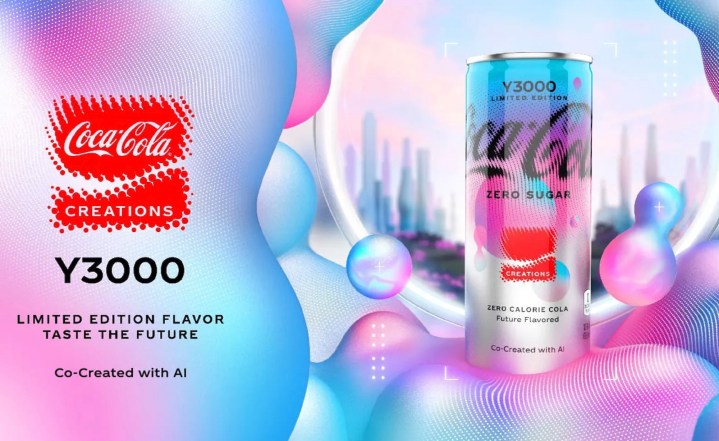 Coca-Cola's limited-edition Y3000 drink.