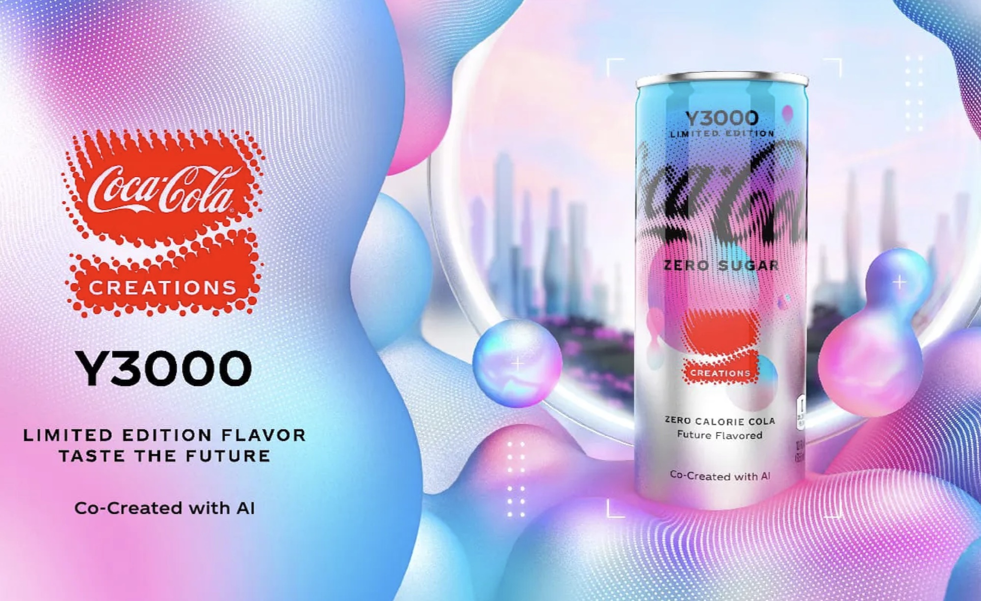 Coca-Cola's limited-edition Y3000 drink.