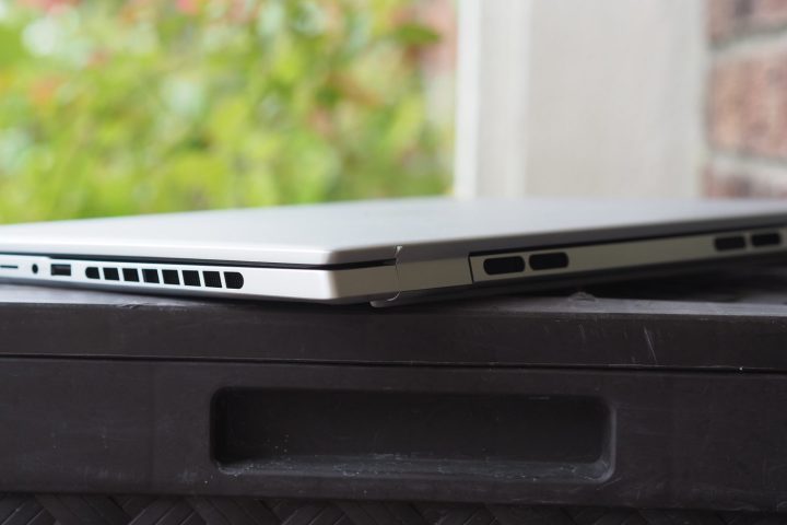 Dell Inspiron 16 Plus rear view showing vents.