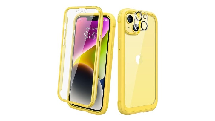 Diaclara Full Body Protective Rugged Case for iPhone 15 Plus.