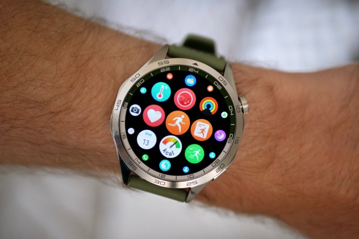 Le menu des applications sur la Huawei Watch GT 4.