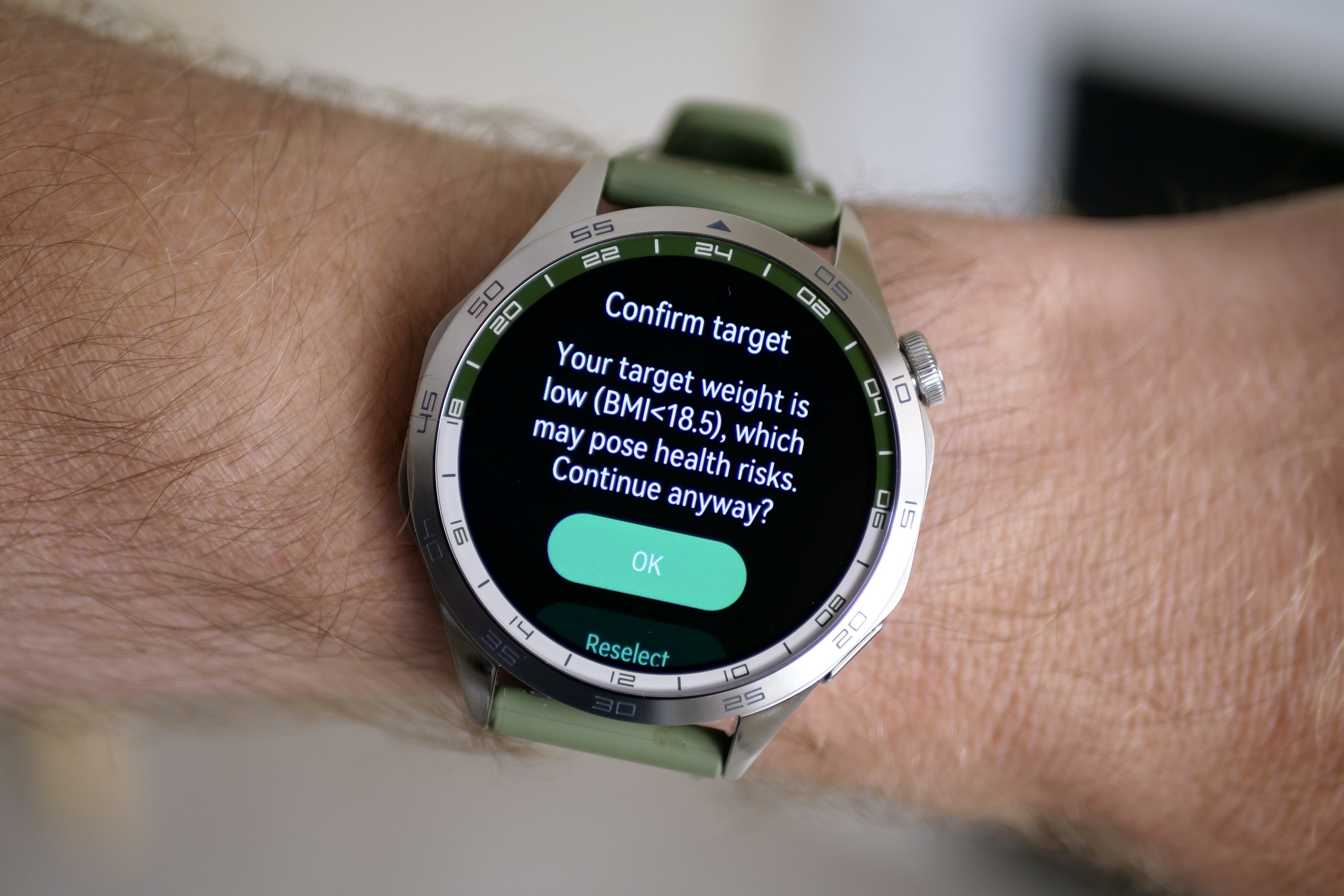 The Calorie app on the Huawei Watch GT 4.