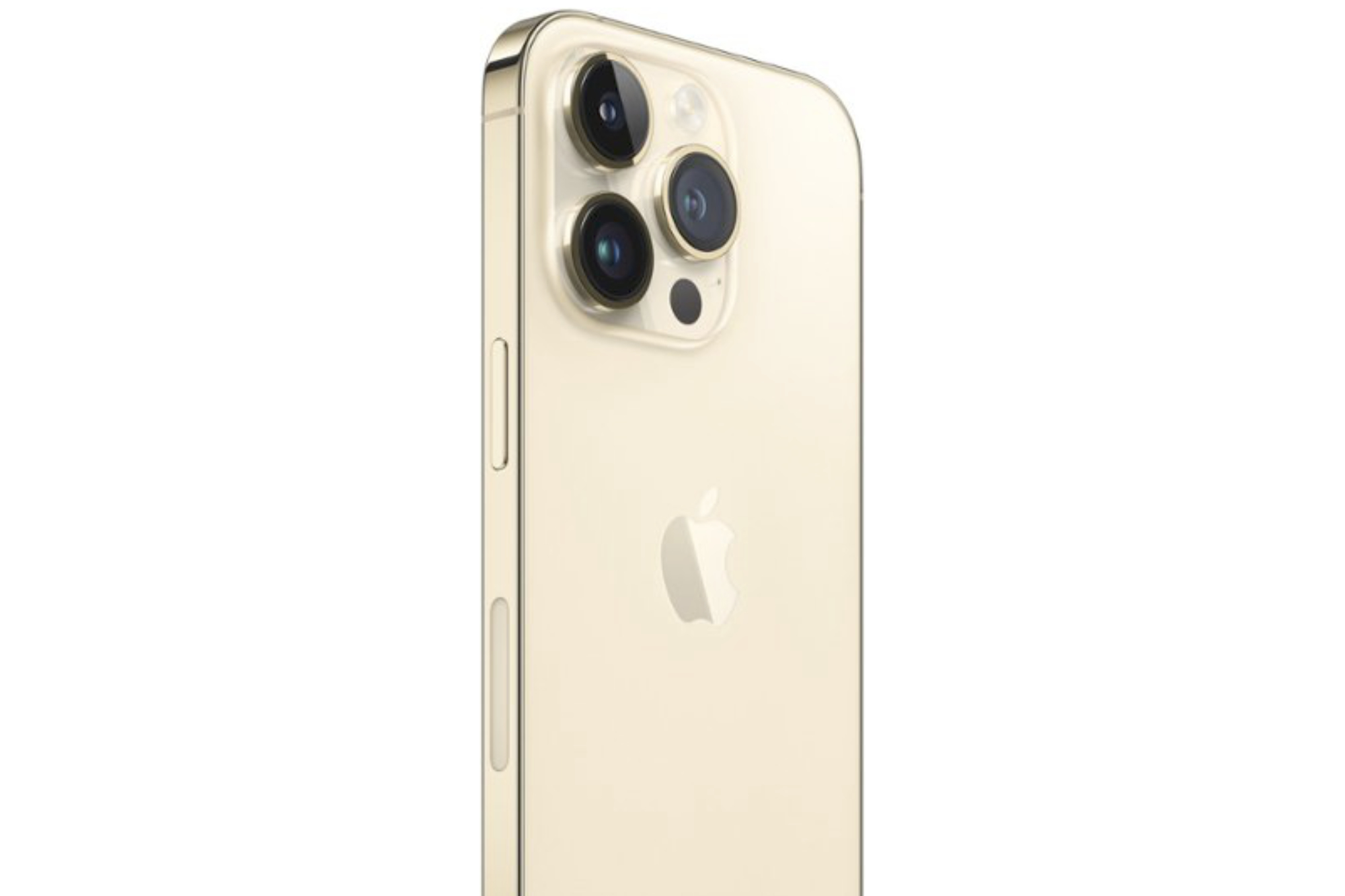 The gold iPhone 14 Pro.