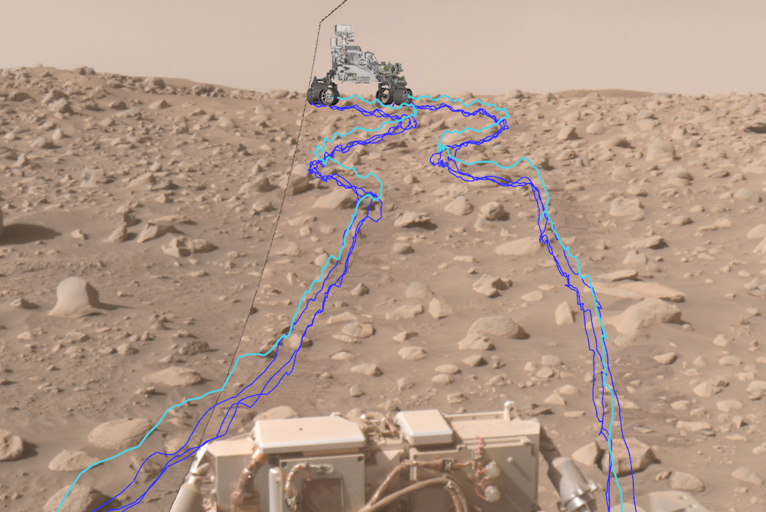 NASA's Mars rover uses autopilot to navigate toughest route - Vimarsana News