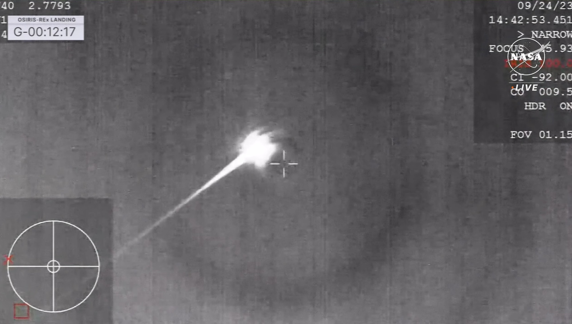 Watch NASA's capsule with asteroid samples hurtling to Earth - Vimarsana News