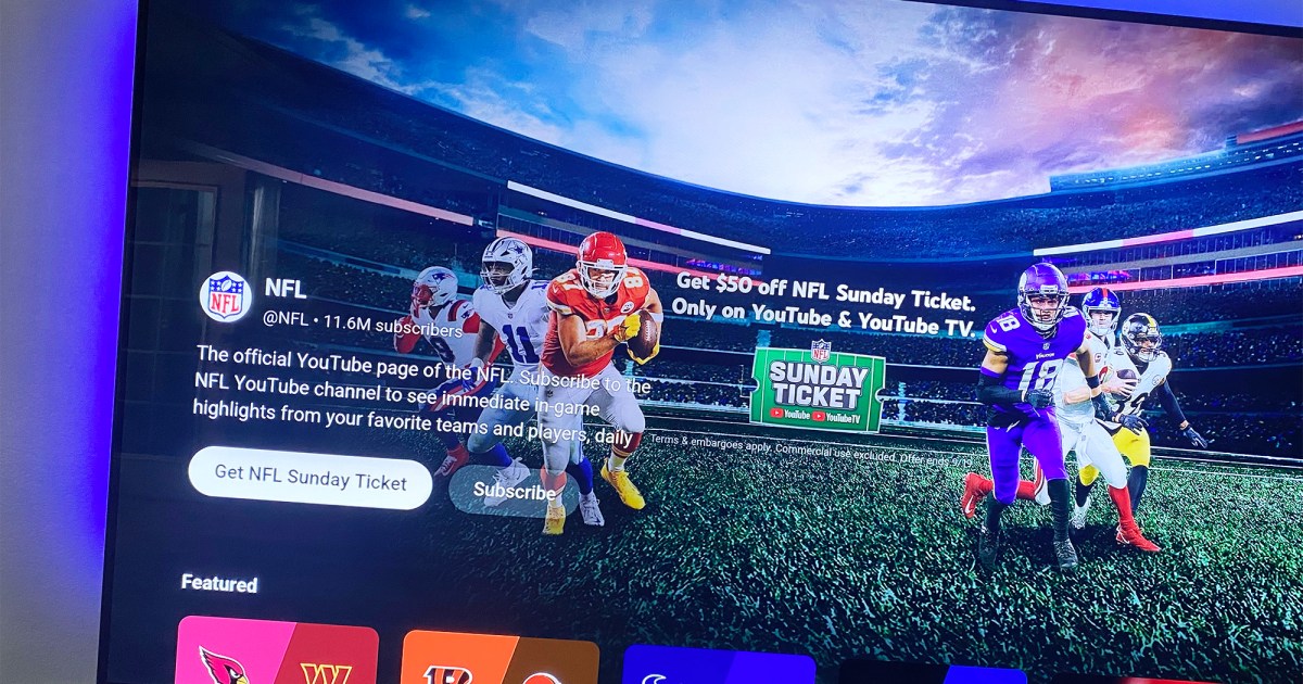 get nfl sunday ticket without cable