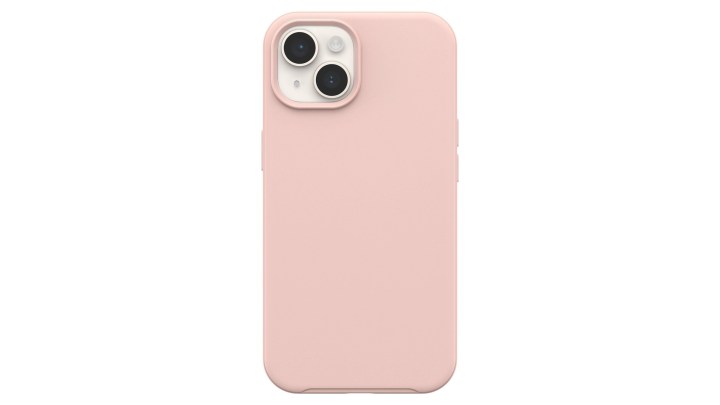 OtterBox Symmetry Series Ballet Shoes Pink case for iPhone 15 Plus.