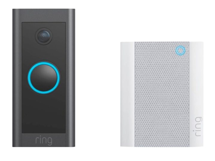 The Ring Video Doorbell (Wired) with Chime.