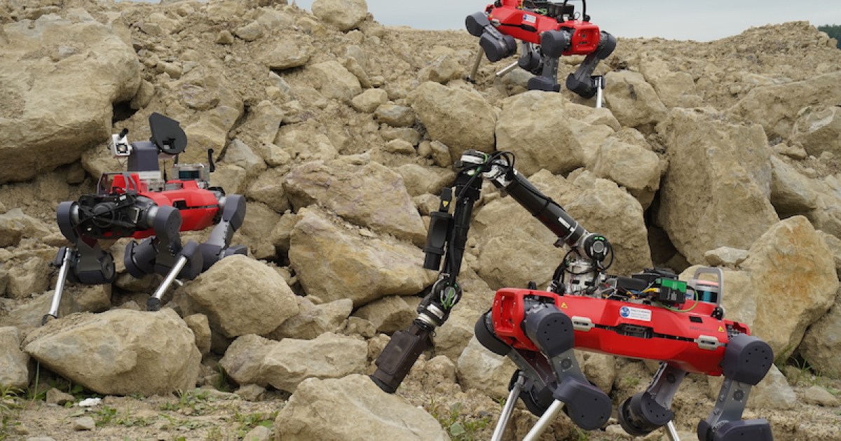 This team of legged robots could be the future of Mars exploration