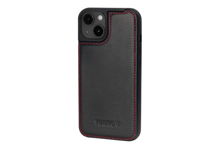 The Torro Leather Bumper case on a blank background.