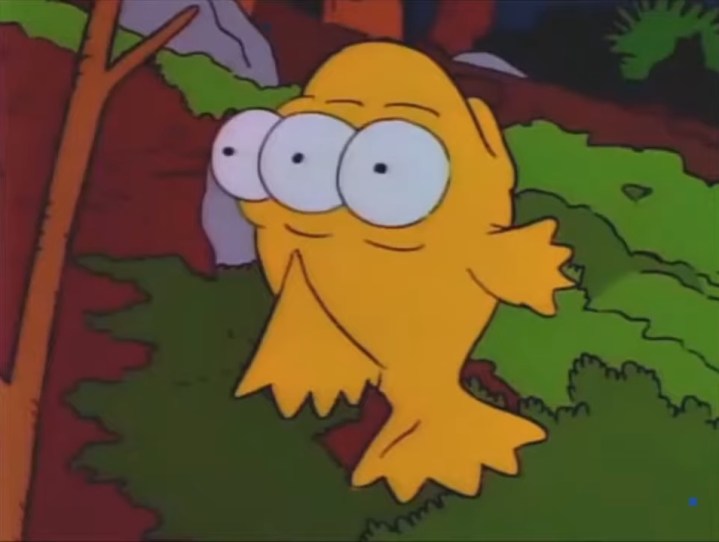 Blinky en "Los Simpson".