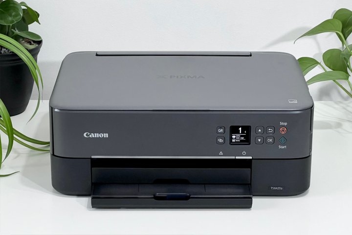 Canon's Pixma TS6420a is a compact and nice-looking printer.