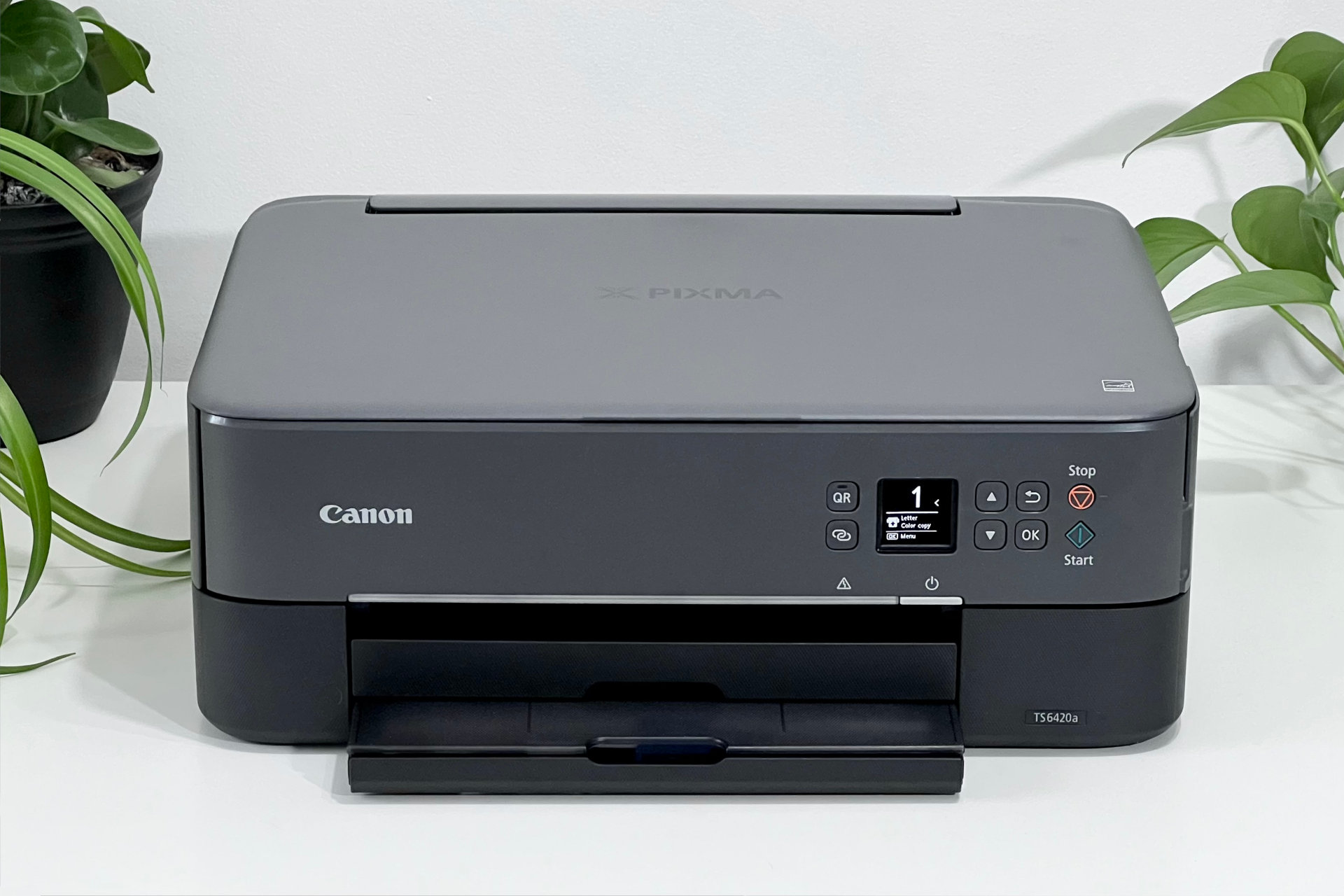 Canon PIXMA TS5350 Three-in-One Wireless Wi-Fi Printer, Black, Compare