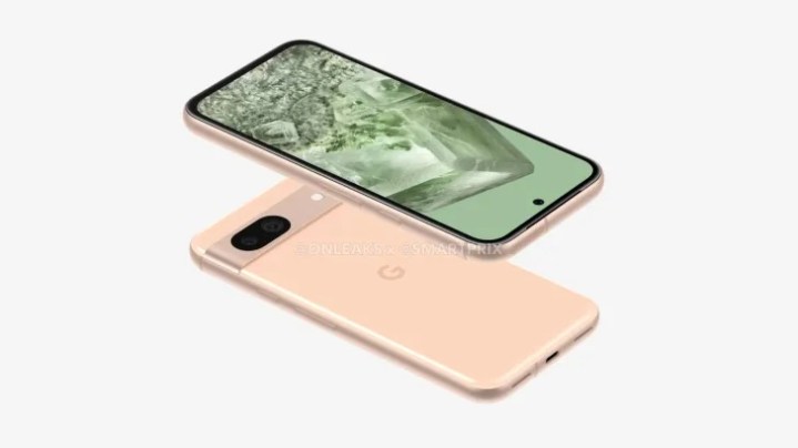 Possible renders showing the Google Pixel 8a.