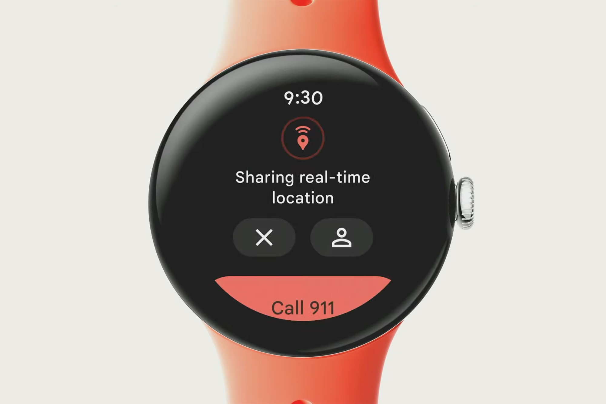 Google Pixel Watch 2 सुरक्षा जांच।