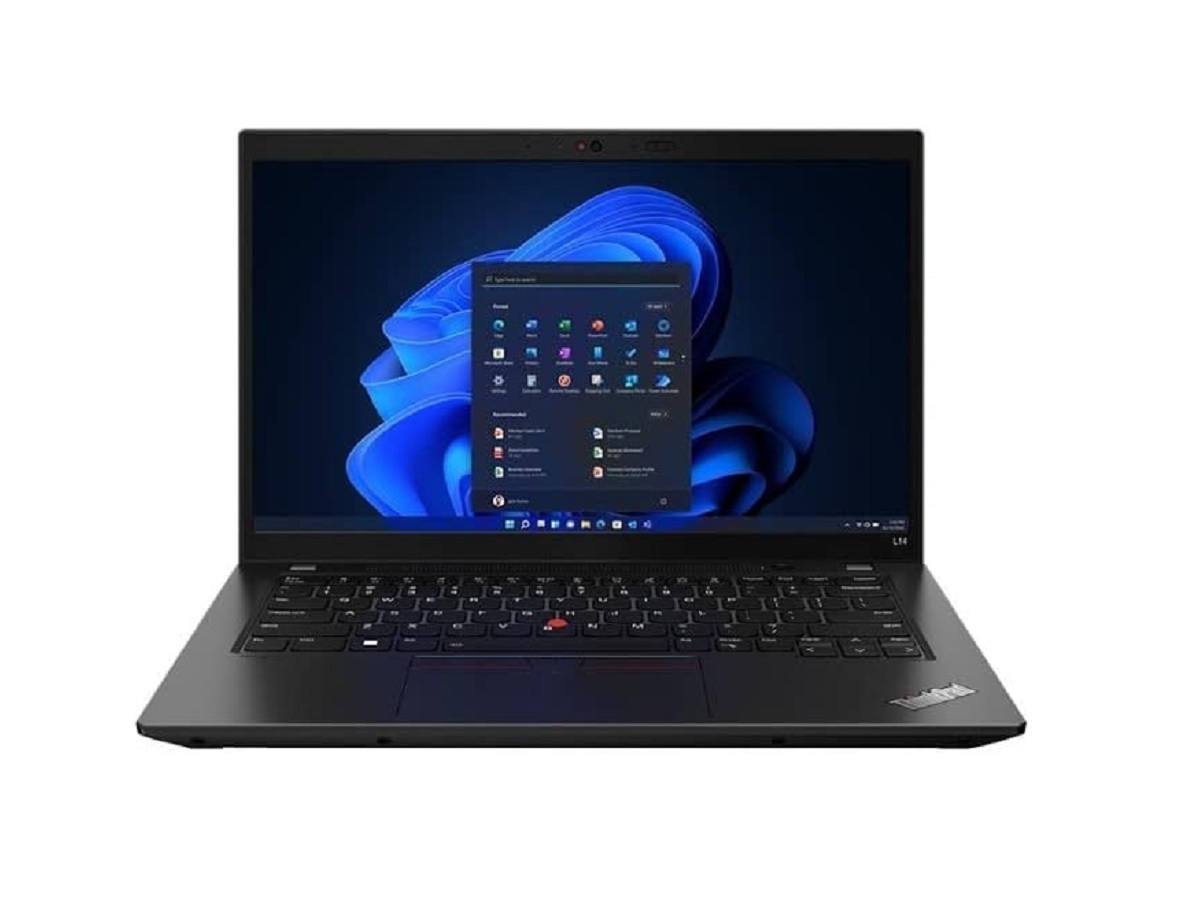 لپ تاپ Lenovo ThinkPad L14 Gen 3 در پس زمینه سفید.