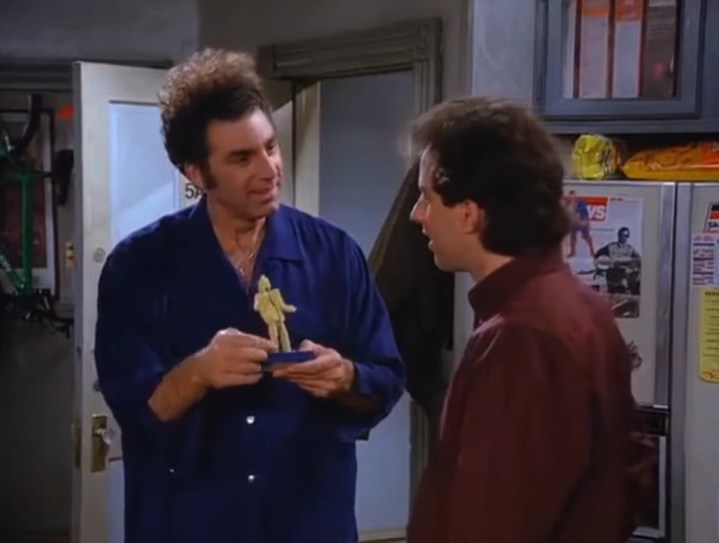 Kramer and Jerry in "Seinfeld."