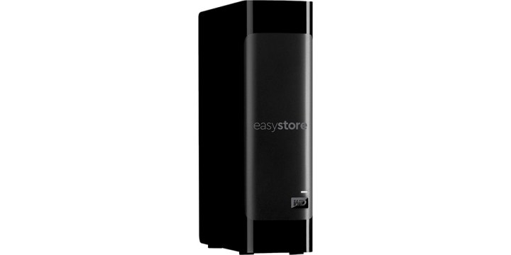 The WD easystore 14TB External USB 3.0 hard drive on a white background.