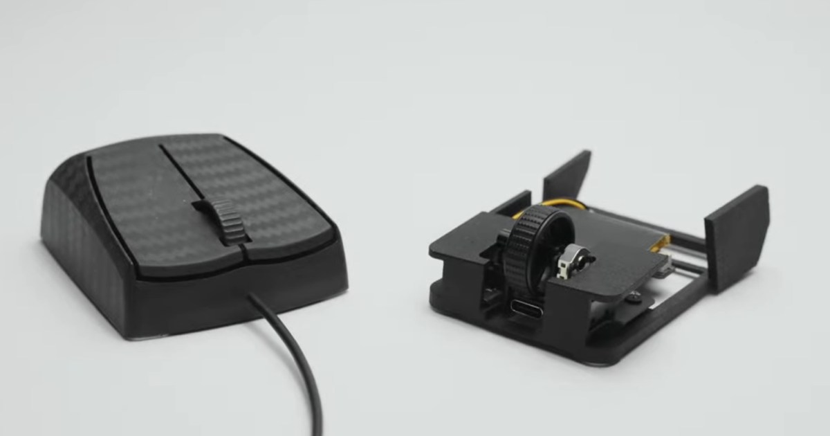 YouTuber claims this ugly 3D-printed mouse is the best