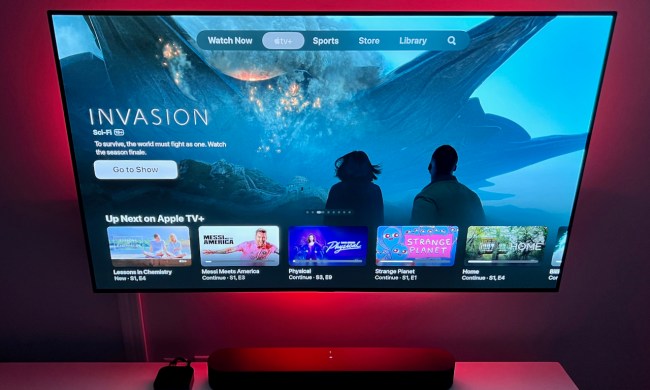 The Apple TV+ home screen with an image from Invasion.