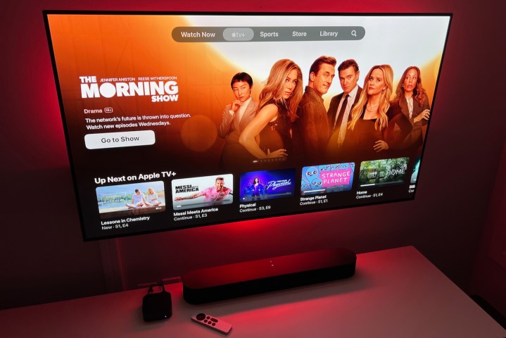 Apple TV+ showing the Morning Show.