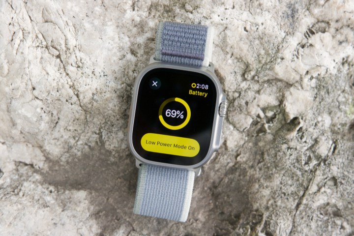Low Power Mode setting on the Apple Watch Ultra 2.
