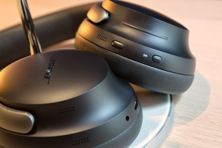 Bose QuietComfort Ultra Headphones. Right earcup controls.