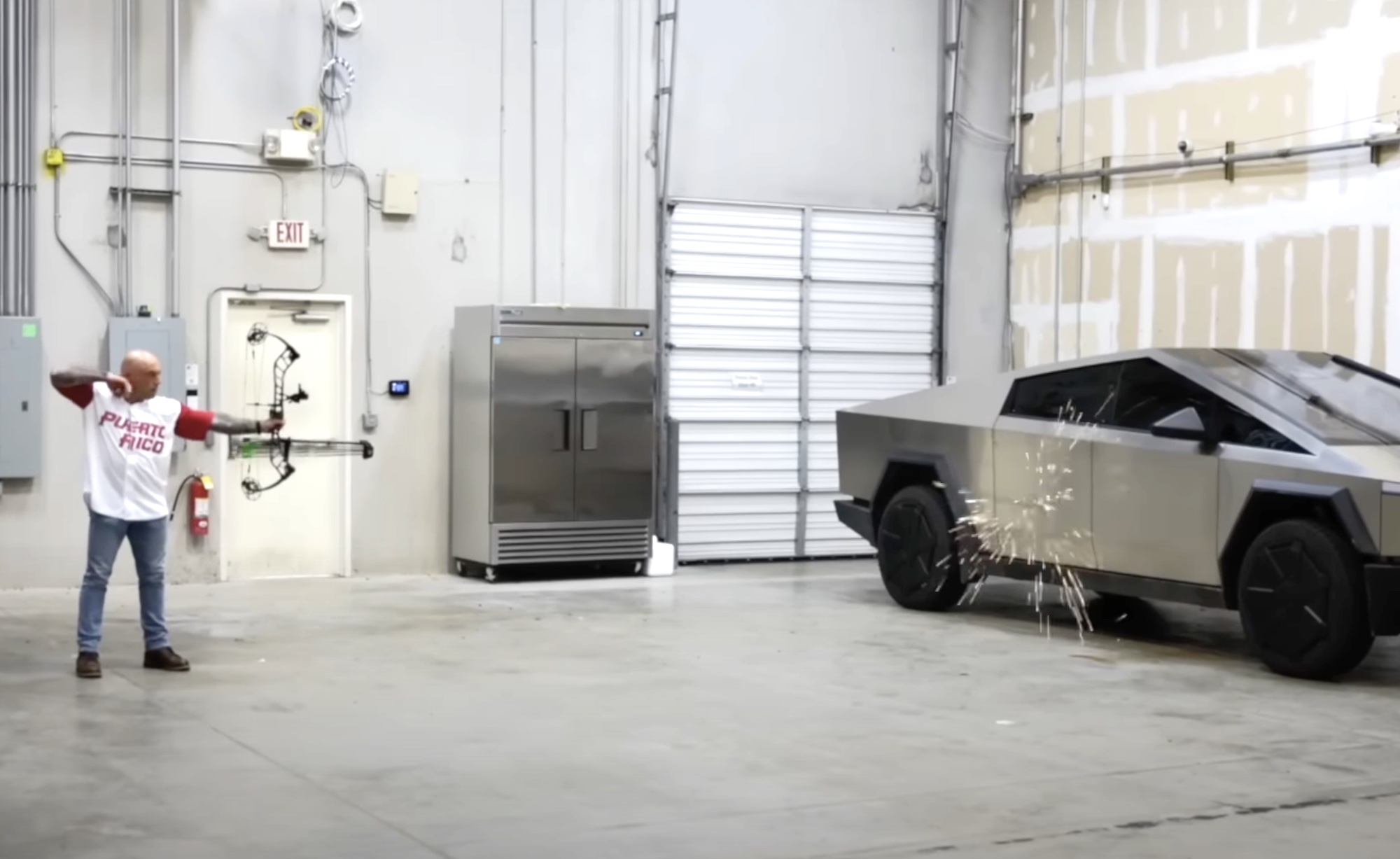 Watch how Tesla's Cybertruck handles a compound bow's arrow - Vimarsana News