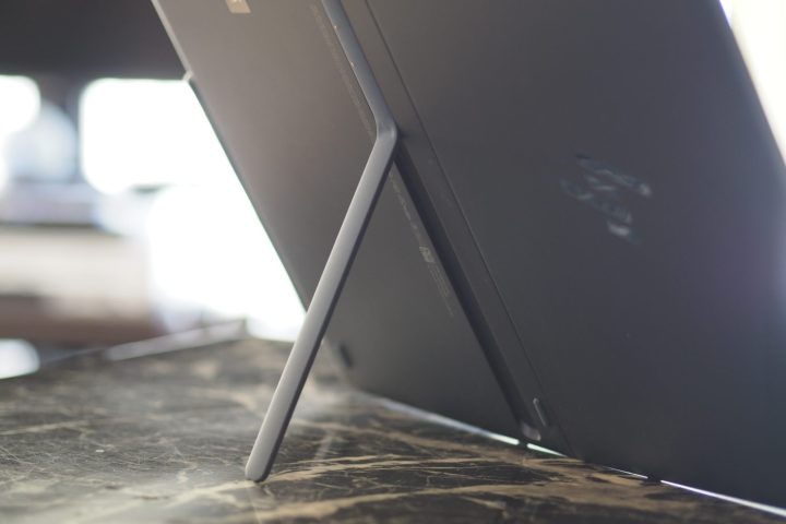 HP Spectre Foldable PC rear view showing kickstand.