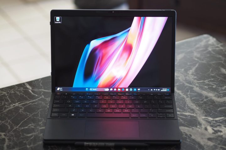 HP Spectre Foldable PC front view showing display and keyboard.