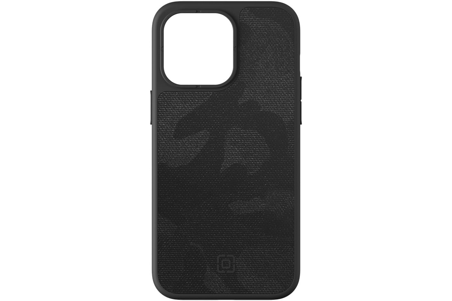 Incipio Cru case for the iPhone 15 Pro Max in black camo. 