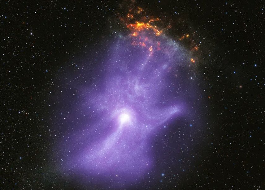 NASA releases 'ghostly cosmic hand' image for Halloween - Vimarsana News