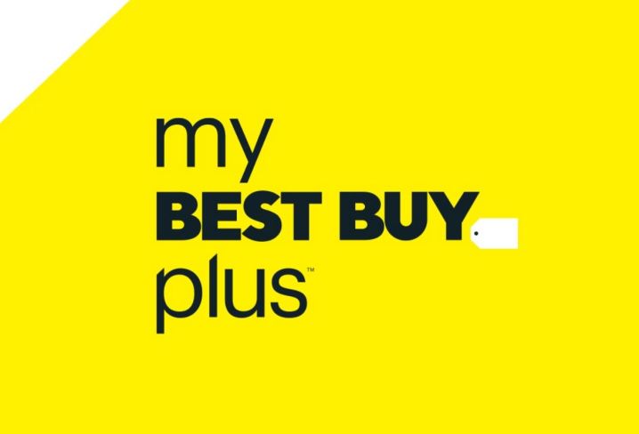 The words "My Best Buy Plus" on a yellow background.