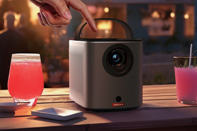 NEBULA by Anker Capsule 3 Laser 1080p, Mini Smart TV Projector with wifi  and bluetooth, Outdoor Portable Projector, Dolby Digital, Laser Projector